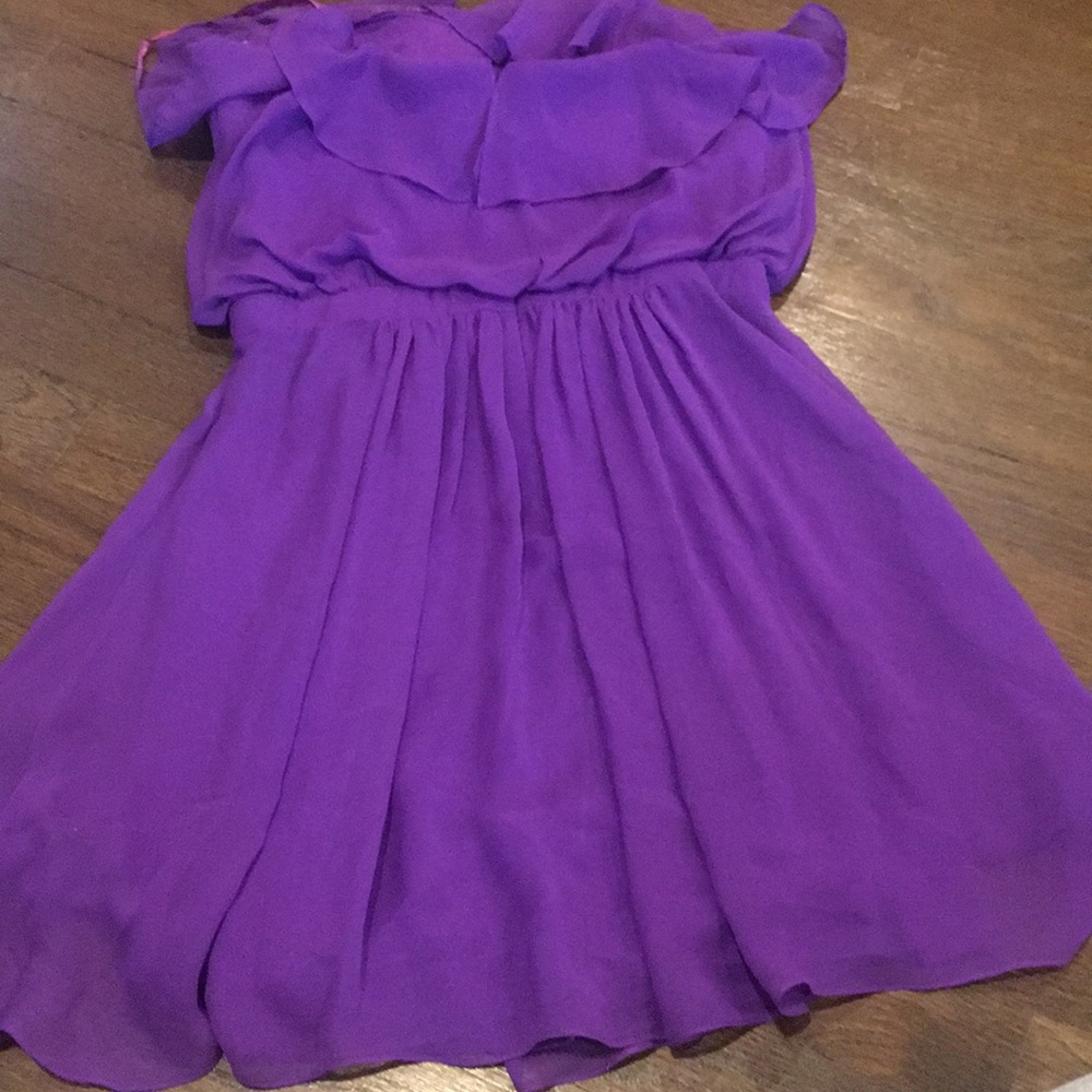 Aqua Strapless Minidress